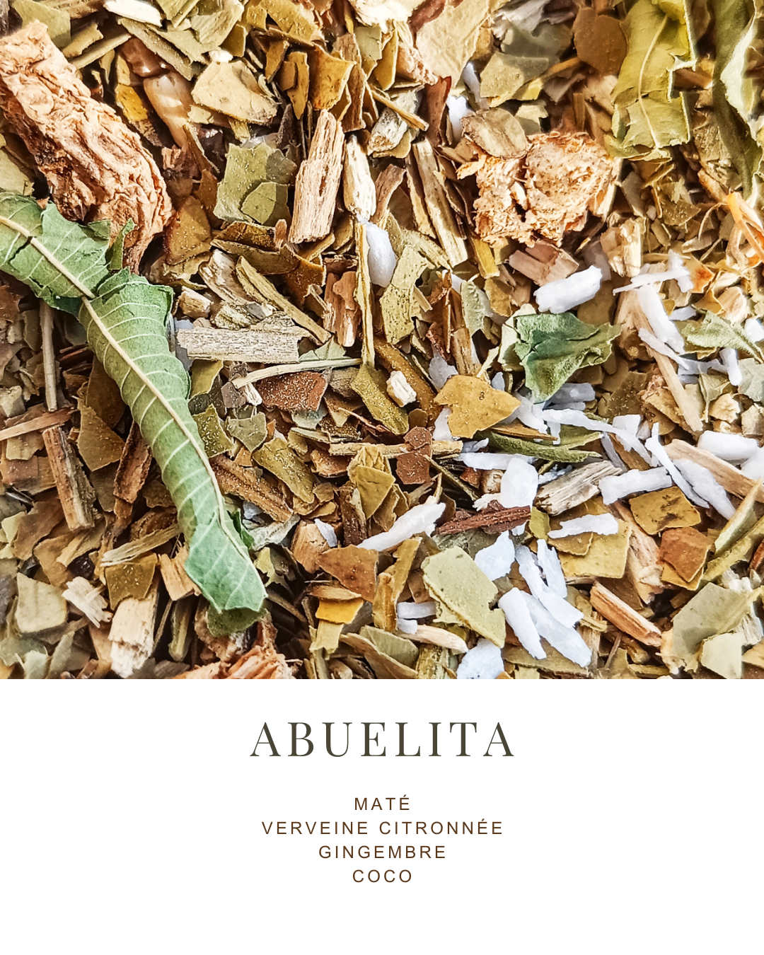 MATÉ | VERVEINE CITRONNÉE, GINGEMBRE, COCO - La Chinita
