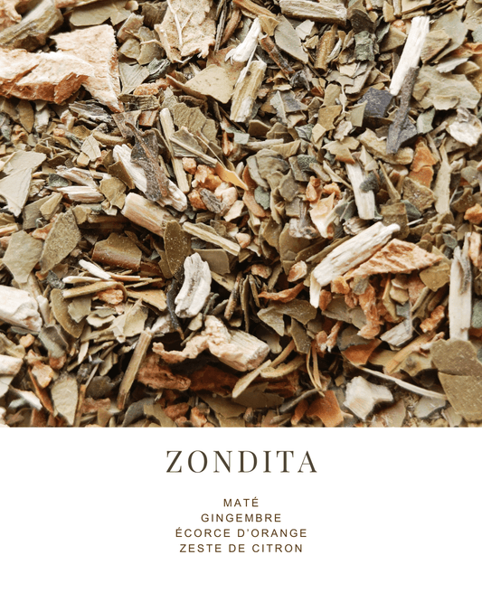 MATÉ | GINGEMBRE, ÉCORCE D'ORANGE, ZESTE DE CITRON - La Chinita